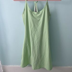 Outdoor voice exercise dress light green